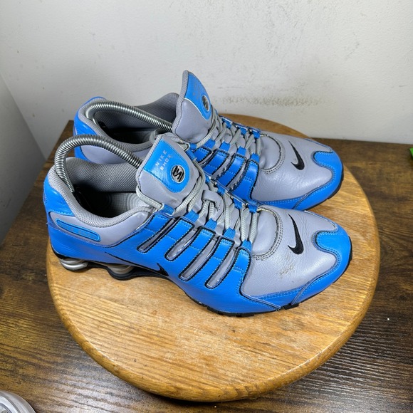 Nike Shox Rivalry Men's Running Shoes Blue Gray Size 9.5 616117-997